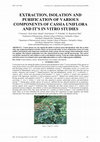 Research paper thumbnail of Extraction, Isolation and Purification of Various Components of Cassia Uniflora and It’s in Vitro Studies