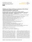 Research paper thumbnail of Modeling gas exchange and biomass production in West African Sahelian and Sudanian ecological zones