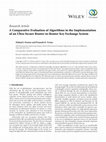 Research paper thumbnail of A Comparative Evaluation of Algorithms in the Implementation of an Ultra-Secure Router-to-Router Key Exchange System