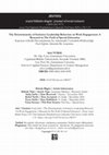 Research paper thumbnail of The Determinantity of Inclusive Leadership Behaviors on Work Engagement: A Research in The Field of Special Education