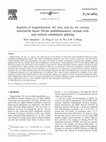 Research paper thumbnail of Analysis of magnetization, AC loss, and deff for various internal-Sn based Nb3Sn multifilamentary strands with and without subelement splitting