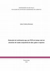 Research paper thumbnail of Detecção de Leishmania spp. por PCR em tempo real em amostras de suabe conjuntival de cães, gatos e equinos