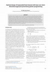 Research paper thumbnail of Optimal design of trapezoidal lined channel with least cost: Semi-theoretical approach powered by genetic programming