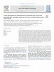 Research paper thumbnail of In vitro antioxidant and antihypertensive compounds from camu-camu (Myrciaria dubia McVaugh, Myrtaceae) seed coat: A multivariate structure-activity study