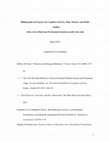 Research paper thumbnail of Bibliography for Cognitive Literary and Cultural Studies (in progress, updated regularly)