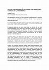 Research paper thumbnail of Soltar las cadenas de las cosas: las tradiciones clásicas de Latinoamérica