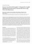 Research paper thumbnail of Sensory axon-derived neuregulin-1 is required for axoglial signaling and normal sensory function but not for long-term axon maintenance