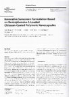 Research paper thumbnail of Innovative sunscreen formulation based on benzophenone-3-loaded chitosan-coated polymeric nanocapsules