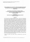 Research paper thumbnail of Development of a crystal growth inhibition based method for the evaluation of kinetic hydrate inhibitors