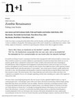 Research paper thumbnail of Zombie Renaissance