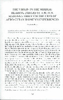 Research paper thumbnail of "The Virgin in the Mirror: Reading Images of a Black Madonna Through the Lens of Afro-Cuban Women's Experiences"