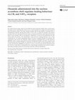 Research paper thumbnail of Oleamide administered into the nucleus accumbens shell regulates feeding behaviour via CB1 and 5-HT2C receptors.