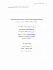 Research paper thumbnail of What can we learn from research to improve teacher preparation programs in mathematics education? The case of Project ISMAC