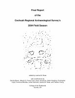 Research paper thumbnail of Final Report of the Cochuah Regional Archaeological Survey’s 2004 Field Season