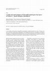 Research paper thumbnail of A simple and rapid technique to PCR amplify plastid genes from spores of Porphyra C. Agardh (Bangiales, Rhodophyta)