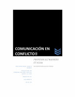 Research paper thumbnail of Énfasis En Comunicación En Conflicto: Documento Modular 2010.02