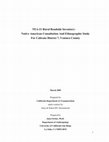 Research paper thumbnail of Native American Consultation and Ethnographic Study, Ventura County, California