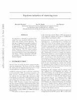 Research paper thumbnail of Top-Down Induction of Clustering Trees