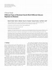 Research paper thumbnail of Different Types of Resistant Starch Elicit Different Glucose Reponses in Humans