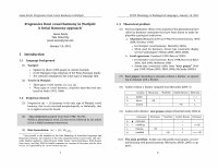 Research paper thumbnail of Progressive front vowel harmony in Warlpiri: A Serial Harmony approach