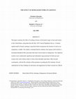 Research paper thumbnail of The Effect of Home-Based Work on Earnings