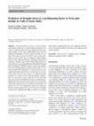 Research paper thumbnail of Evidences of drought stress as a predisposing factor to Scots pine decline in Valle d’Aosta (Italy)