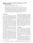 Research paper thumbnail of Enhanced resolution of poly (methyl methacrylate) electron resist by thermal processing