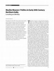 Research paper thumbnail of Muslim Weavers’ Politics in Early 20th Century Northern India: Locating an Identity” in Economic and Political Weekly Issue: Vol. 47, No. 15- April 14 - April 20, 2012.