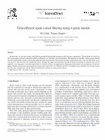 Research paper thumbnail of Time-efficient spam e-mail filtering using n-gram models