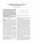 Research paper thumbnail of J. Novak, D. Hoksza. An application of the metric access methods to the mass spectrometry data