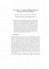 Research paper thumbnail of J. Lokoc, P. Cech, J. Novak, T. Skopal. Cut-Region: A Compact Building Block for Hierarchical Metric Indexing