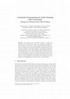 Research paper thumbnail of Constraint Programming for Path Planning with Uncertainty