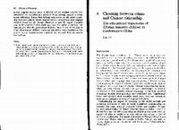 Research paper thumbnail of Choosing between Ethnic and Chinese Citizenships: The Educational Trajectories of Tibetan Minority Children in Northwestern China