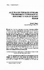 Research paper thumbnail of “As it was in the Days of Noah: The Prophets’ Typological Interpretation of Noah’s Flood.” Criswell Theological Review n.s. 5/1 (Fall, 2007): 33–51