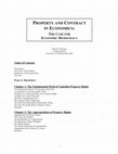 Research paper thumbnail of Property & Contract in Economics: The Case for Economic Democracy