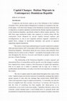 Research paper thumbnail of Capital Changes: Haitian Migrants in Contemporary Dominican Republic