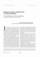 Research paper thumbnail of Human Security and the UN: A Critical History