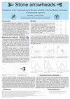 Research paper thumbnail of Stone arrowheads. Comparison of the morphological and lithological variability of the Bell Beaker arrowheads: A morphometric approach