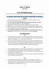 Research paper thumbnail of Publication List