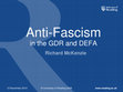 Research paper thumbnail of The German Nazi Past and Present Anti Fascism