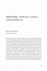 Research paper thumbnail of "Philosophy, Medicine, Science, and Boundaries"