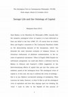 Research paper thumbnail of Savage Life and the Ontology of Capital