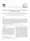 Research paper thumbnail of Preparation and characterization of magnetite nanoparticles coated by amino silane