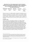 Research paper thumbnail of THE EFFECTS OF TWO PROFESSIONAL DEVELOPMENT MODELS ON TEACHERS'KNOWLEDGE ABOUT ASSESSMENT AND CONFIDENCE, SELF- …