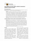 Research paper thumbnail of Livros didáticos de ensino religioso: análise da construção da polêmica no discurso da mídia