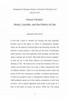 Research paper thumbnail of Future Christs? Henry, Laruelle, and the Politics of Life