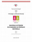 Research paper thumbnail of Navodila avtorjem AAS publikacij