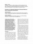 Research paper thumbnail of Evaluation of a statewide collaborative chat-based reference service: Approaches and directions