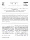 Research paper thumbnail of A comparison of address point, parcel and street geocoding techniques