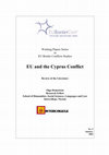 Research paper thumbnail of EU and the Cyprus Conflict